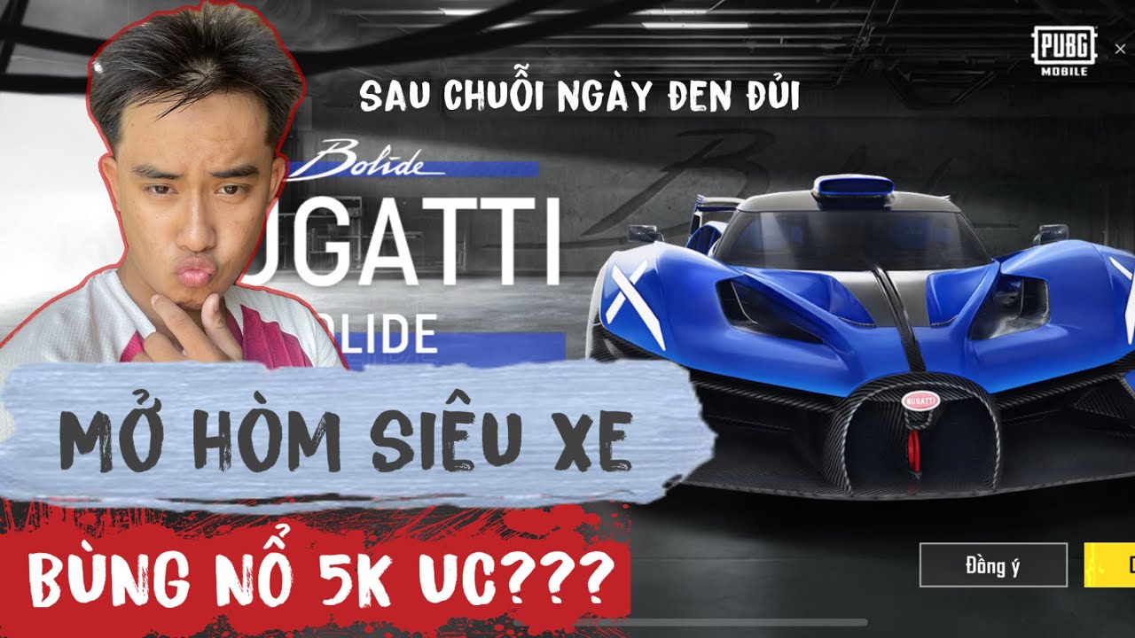 PUBGM | SIÊU PHẨM BUGATTI BOLIDE MỚI NHẤT CHỈ VỚI 5.000UC??? - Locjo