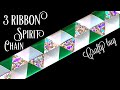 Deluxe 3 RIBBON SPIRIT BRAID for homecoming mums #homecomingmums #homecoming #spiritchain