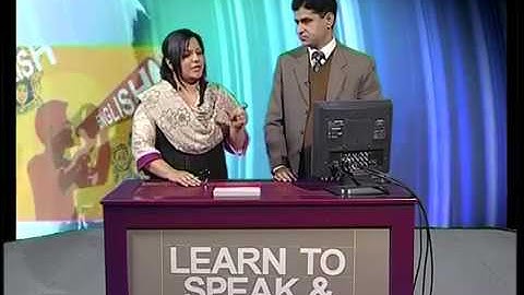 AIOU Learning English Language Parts of Speech Prog 01