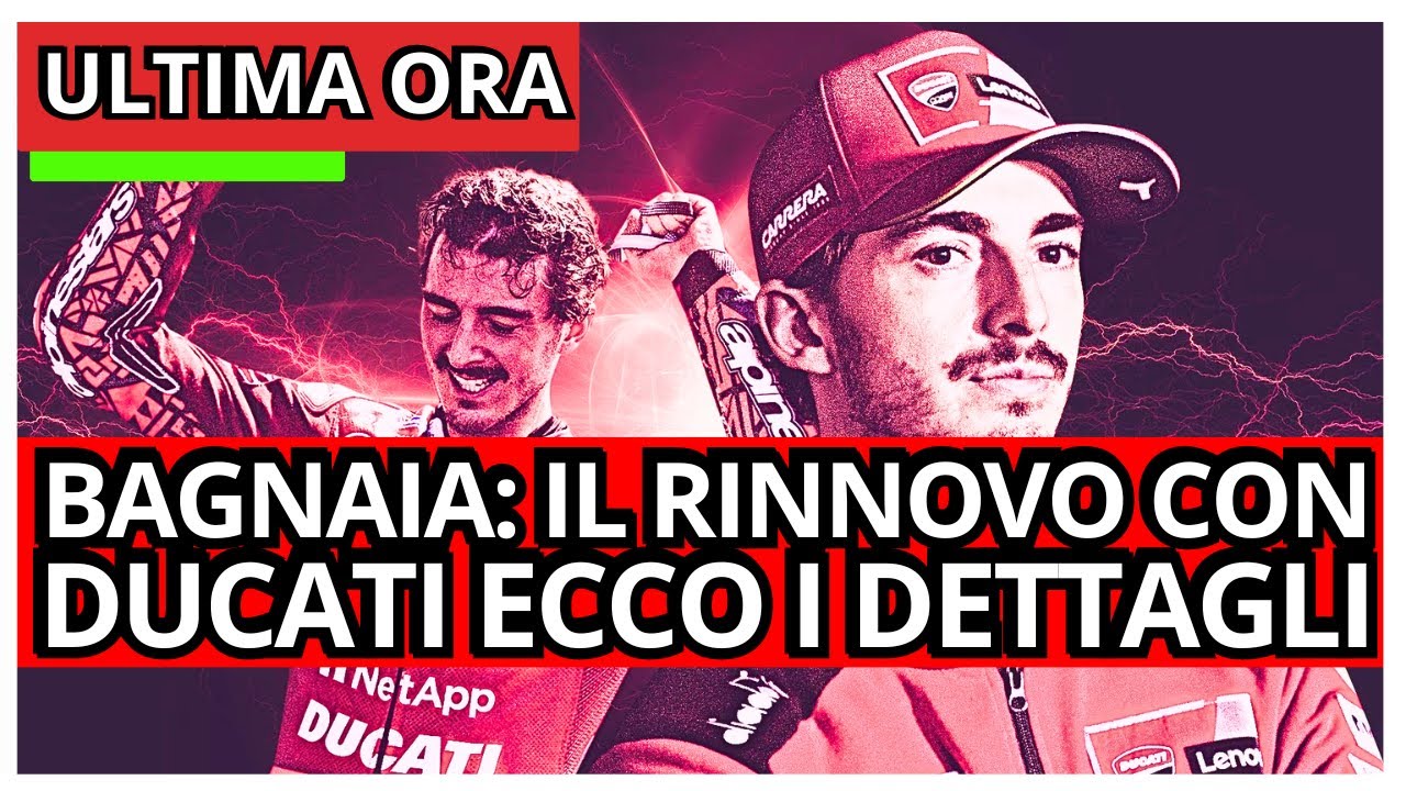 Ducati Riconferma Pecco Bagnaia: In Rosso Fino al 2026 - Ecco I ...