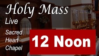 Live Mass: 12 Noon - Saturday - Apr 13