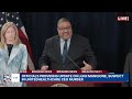 Officials providing update on Luigi Mangione, suspect in UnitedHealthcare CEO murder