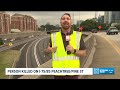 Pedestrian killed on I-75/85 in Midtown