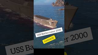 Modern Warships USS Battlecruiser Damage🔥 #shorts screenshot 1