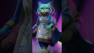 Crazy Cats Wearing Saree And Walking On Fashion Show Ramp