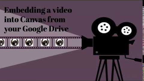Embedding a video into Canvas from Google Drive - old share menu