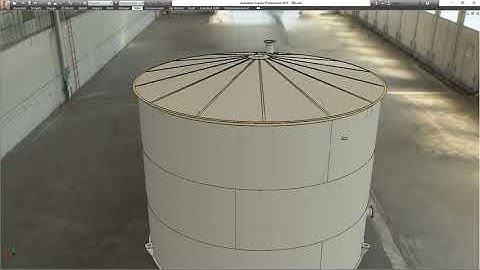 3D Modeling (Storage Tank With Fixed Roof By SEG Software)