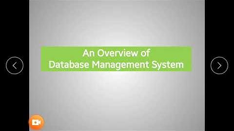 CS207 AN OVERVIEW OF DATABASE MANAGEMENT SYSTEM BY MANISH DHABHAI GPC DUNGARPUR
