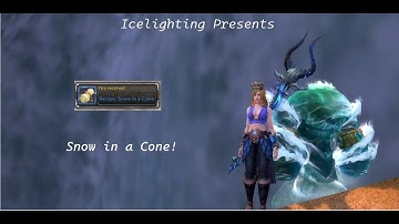 Snow in a Cone Recipe - Snow covered Scroll - The Azure Span - Camp Nowhere - Cooking - Dragonflight