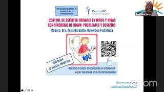 Charla sobre control de esfinter en niños y niñas con síndrome de Down