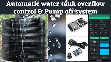 Automatic Water Tank Overflow Control | Pump OFF System | Arduino | ESP32 | Blynk IoT