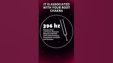 Thumbnail of 396 Hz Tuning Fork to Release Fear and Guilt from Your Root Chakra #shorts