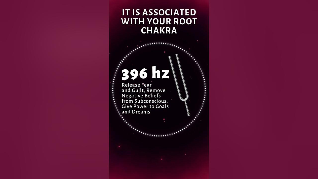 396 Hz Tuning Fork to Release Fear and Guilt from Your Root Chakra #shorts