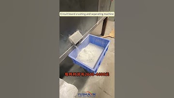 Circuit board crushing and separating machine  #machine  #recycle