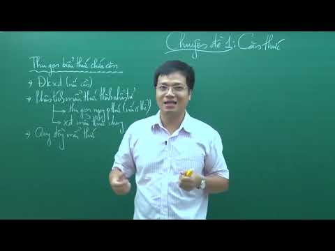 Video [ÔN LUYỆN VÀO LỚP 10]Môn Toán: Cách làm dạng bài thu... - youtube