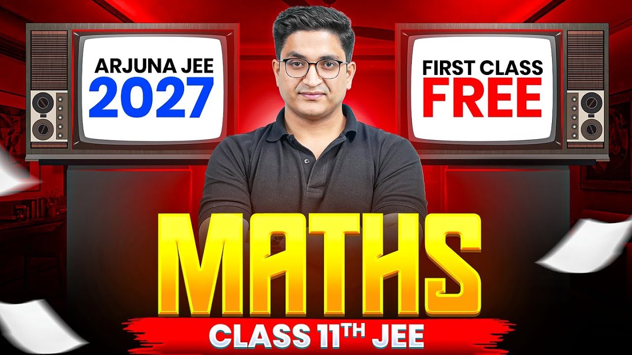 1st Class of MATHS by Sachin Sir || ARJUNA JEE 2027 Batch🔥