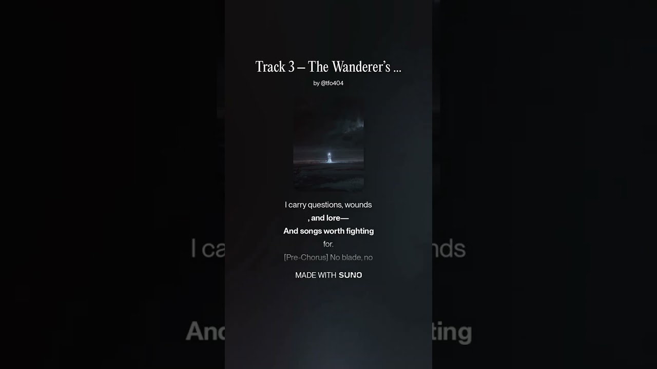 Track 3 – The Wanderer’s Oath