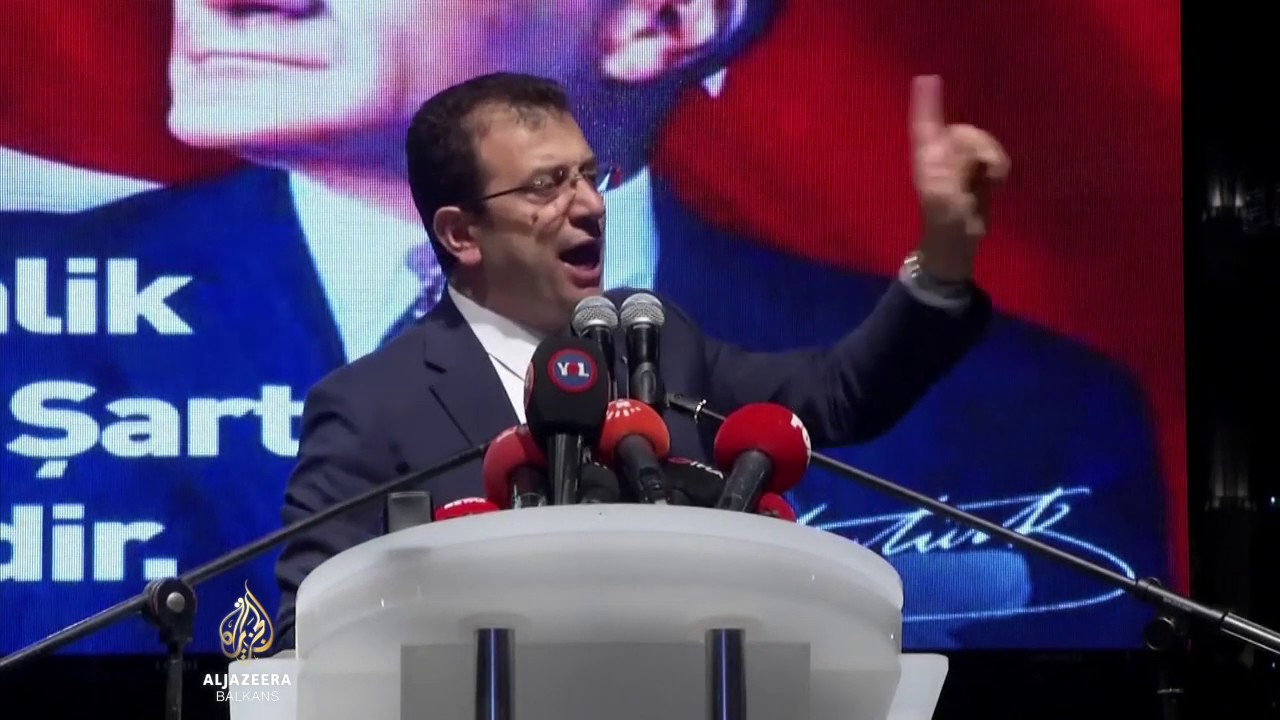 احتجاجات المعارضة عقب إلغاء انتخابات إسطنبول