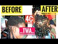 Black Little  Girl Hairstyles || How to box braid short 4c twa  hair