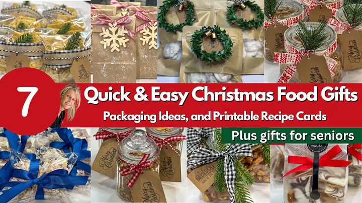 Quick & Easy Christmas Food Gifts That Everyone Will Love / Packaging Ideas