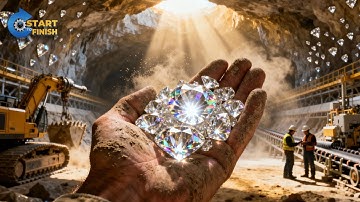 How TRILLIONS of Dollars Worth of Diamonds Are MINED – From Earth to Riches