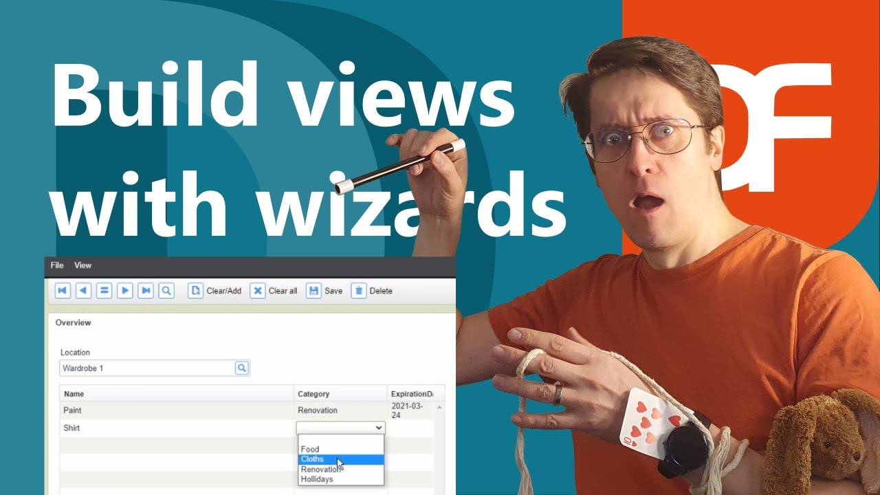 Generate views using wizards - YouTube