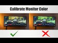 Do This After Buying A Monitor ! How to Calibrate Monitor Color Manually No Hardware Required !