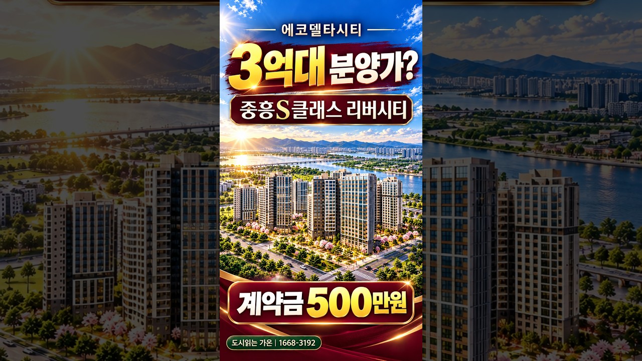 에코델타중흥리버시티입주시까지5백만원