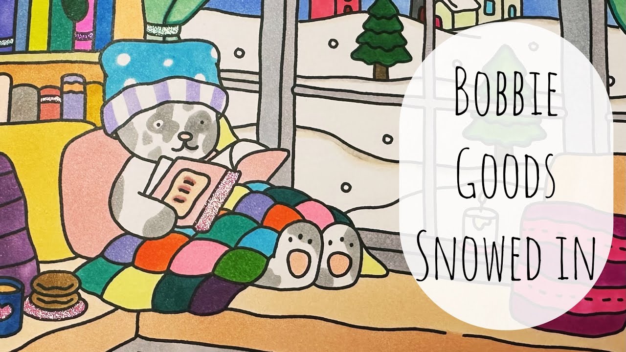 Color with me! Bobbie Goods Winter/Fall - Garden Boxes Coloring Page! 