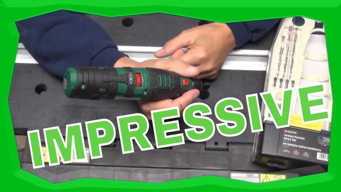 Unboxing - Cordless Review Rotary Tool B3 YouTube Parkside PFBS 12