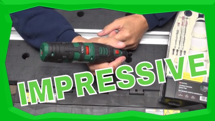 Parkside Cordless Rotary Tool PFBS 12 B3 Unboxing Review - YouTube