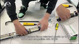 AIPU Cat 6 Patch Panel Unshielded
