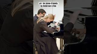 Khachaturian - Sabre dance for piano 4 Hands. #piano#shorts#pianomusic#fire