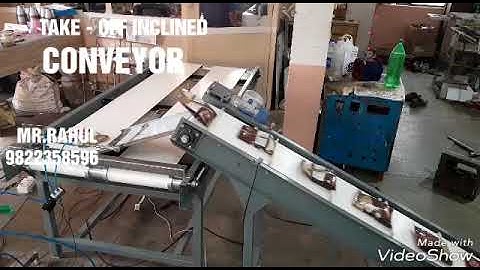 pouch counting conveyor , packing machine conveyor