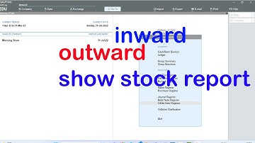 Inward and Outward in Tally Prime@COMPUTEREXCELSOLUTION