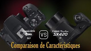 Canon EOS Rebel SL3 vs. Canon PowerShot SX420 IS: Une Comparaison de Caractéristiques