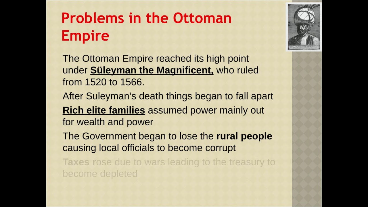 The Ottoman Empire Notes YouTube