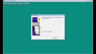 Install SQL Server 2000 on Window 7 64bit