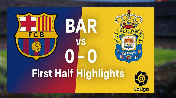 Barcelona vs Las Palmas 0-0 First Half Highlights | La Liga 2025