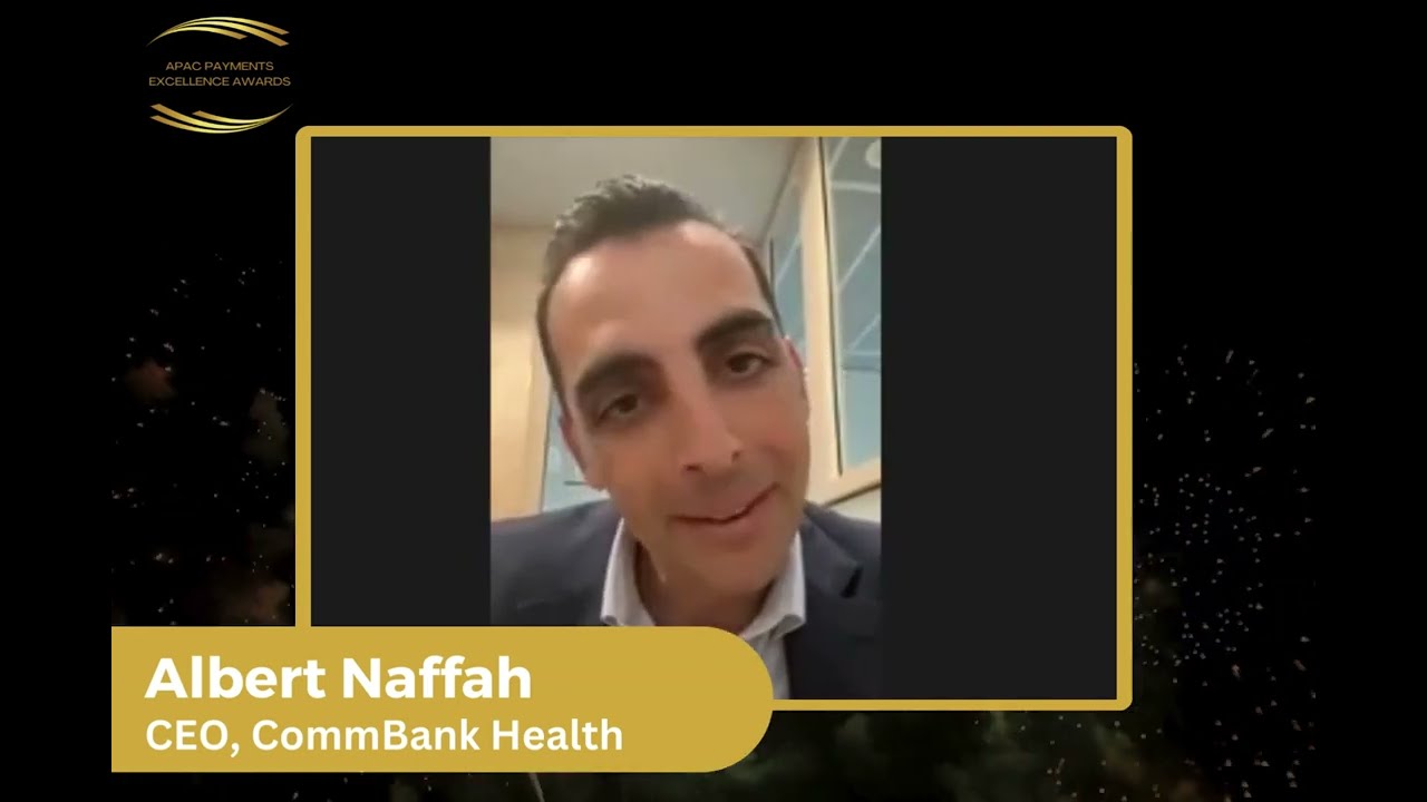 2023 Awards Winner HTB with Albert Naffah, CommBank Heealth