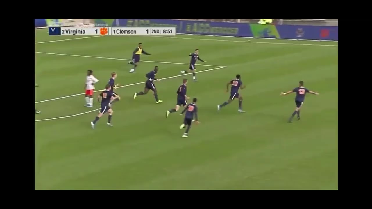 Steedman Corner Kick Assist ACC Tournament Final UVA v Clemson