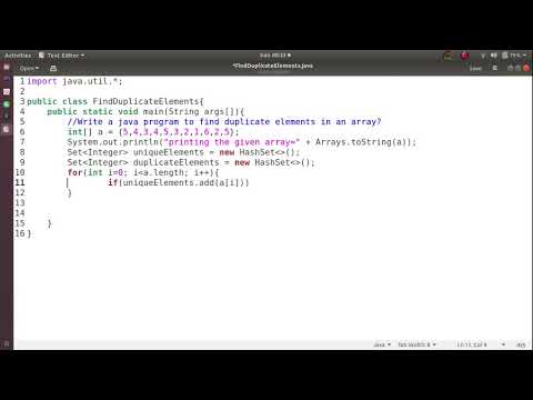 [Problem-7] find duplicate elements from given array in best Time Complexity