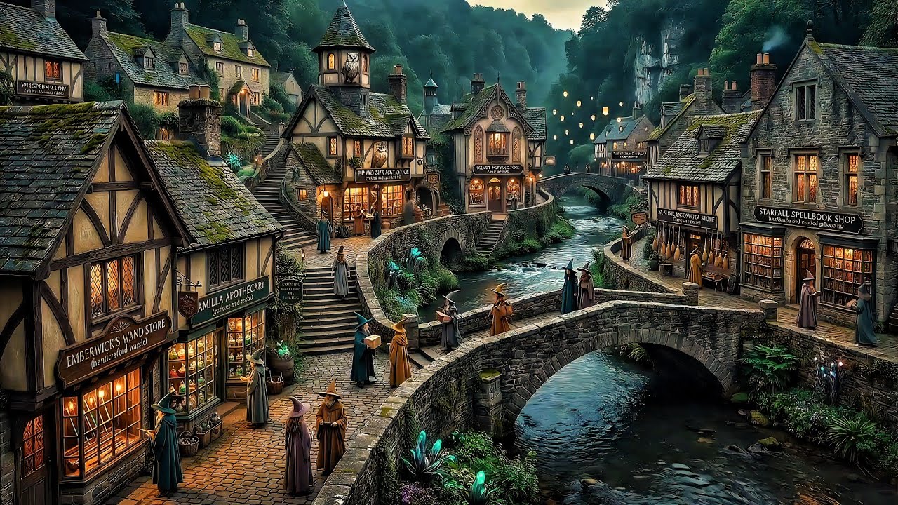 Silvergate Old Town | Neo-Classical Fantasy Ambient for Relaxation 