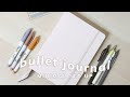 2021 Minimal Bullet Journal Set Up│by Amber Burns