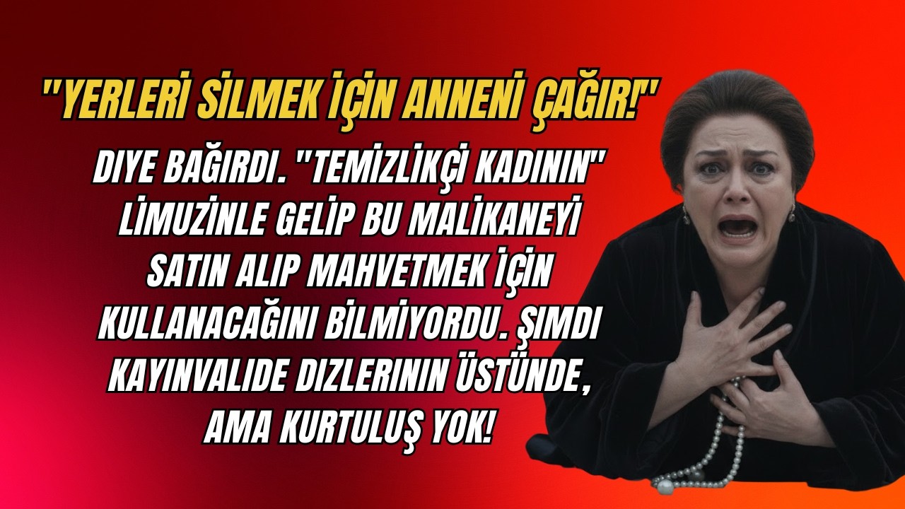 Kaynana, gelininin yüzüne bir bez fırlattı. Bir saat sonra gelini merhamet dilenmeye başladı!