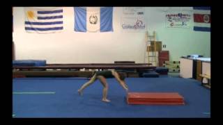 Handstand on Panel Mat