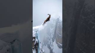 Everyone will be amazed to see the strength, balance and jump of this amazing wild animal #trending #snow #naturelover