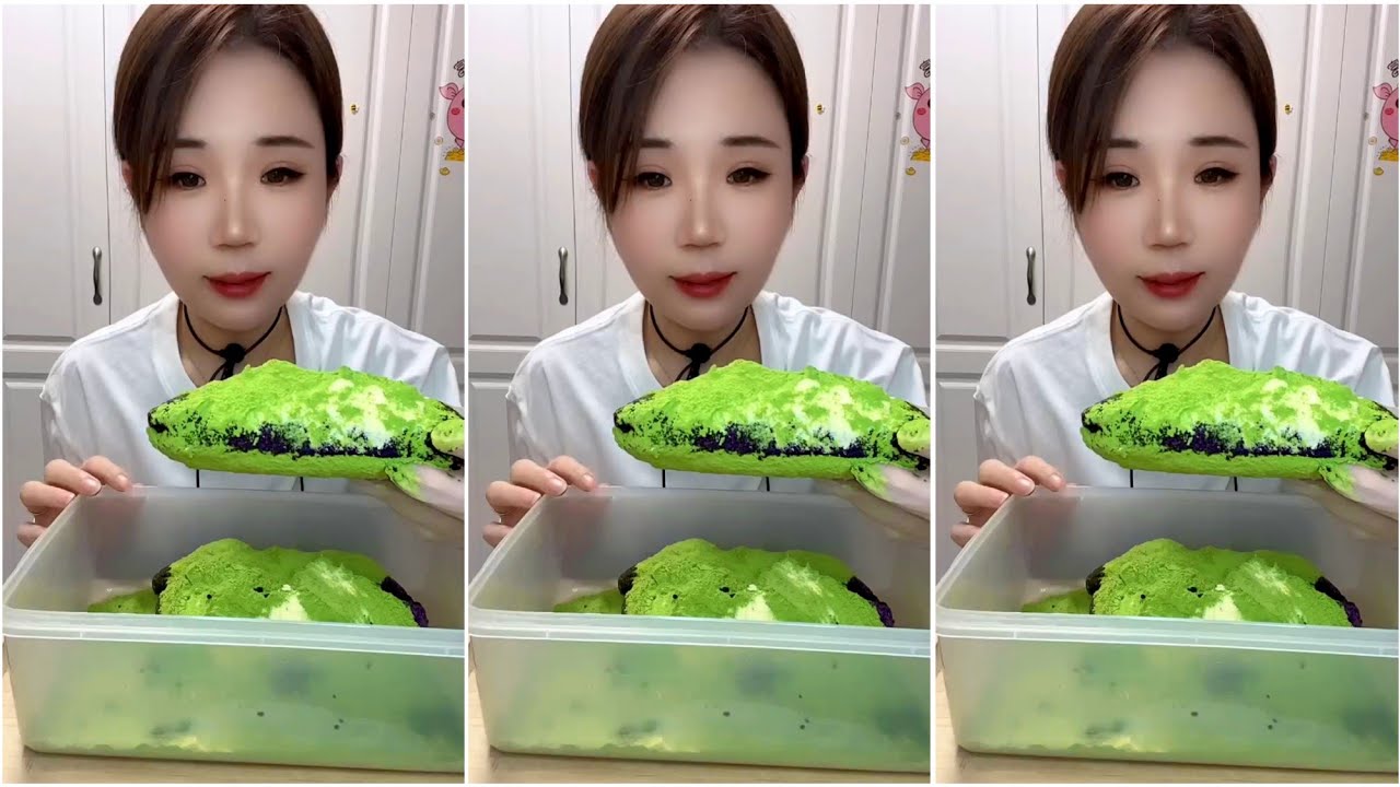 ASMR ICE EATING | MATCHA & MILK POWDER | RELAX VIDEO