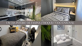FAXINA COMPLETA NO APARTAMENTO! | Motivação pra fazer faxina!