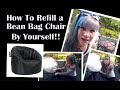 How To Refill a Big Joe Bean Bag Chair By Yourself!! (Bonus: How NOT To Refill a Bean Bag Chair) How To Refill a Big Joe Bean Bag Chair By Yourself!! (Bonus: How NOT To Refill a Bean Bag Chair)